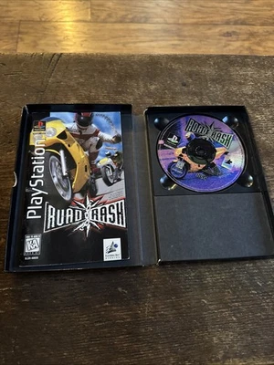 Road Rash (Sony PlayStation 1 - PS1, 1995) Long Box With Manual - Image 1 of 4