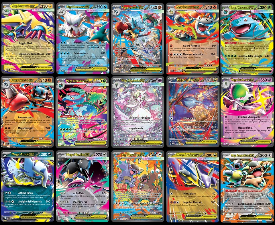Lotto 50 carte Pokémon in italiano, TUTTE DIVERSE + ULTRA RARE + REVERSE/HOLO - Immagine 1 di 4