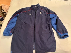 GLASGOW RANGERS Football Diadora BENCH COAT Soccer JACKET Size XL, SCOTLAND, RFC - Picture 1 of 3