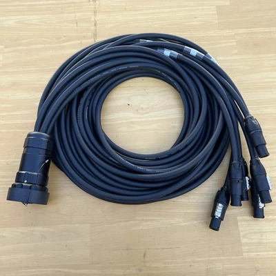 SOCAPEX SOCO 19 PIN to 11ft 6 Channel PowerCon True1 Female Breakout Power Cable - Image 1 of 4