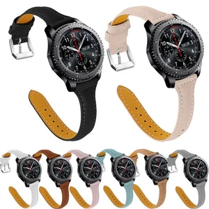 Pulsera delgada de cuero genuino con correa para reloj Samsung Galaxy 6 5 4 Active2 - Imagen 1 de 67