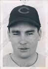 1952 Major League Baseball Second Baseman Johnny Temple Press Photo