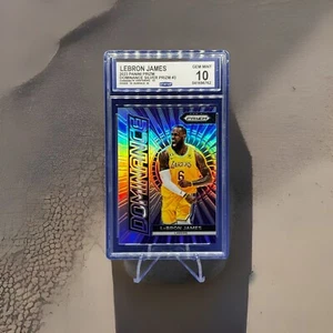 CGC 10⭐️2023-24 Panini Prizm - Dominance Silver Prizm #3 LeBron James👑 - Picture 1 of 2