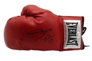Angel Manfredy Boxing Signed/Inscr Everlast Red Left Boxing Glove JSA 154759 - Picture 1 of 4
