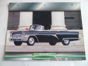 STECKKARTE AUSSERGEWÖHNLICHE AUTOS TSCHAIKA CABRIOLET - Bild 1 von 1