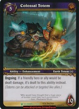 Wow tcg-colossal totem-ability/Icecrown eng