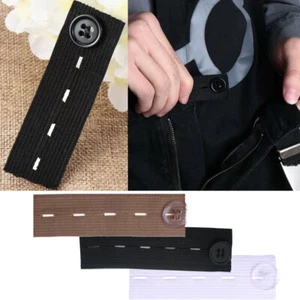 2Pcs Waist Band Extender Button Trouser Pants Jeans Expander Maternity Skirt - Picture 1 of 11
