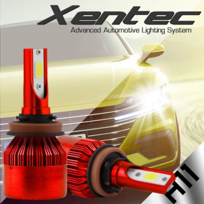 XENTEC LED HID Headlight Conversion kit H11 6000K for 2010-2016 Cadillac SRX - Image 1 of 4