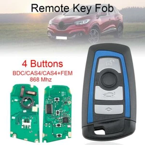 Fit for BMW F 5 6 7 Series 868Mhz CAS4/4+ System Remote fob key 4 Button PCF7945 - Picture 1 of 12