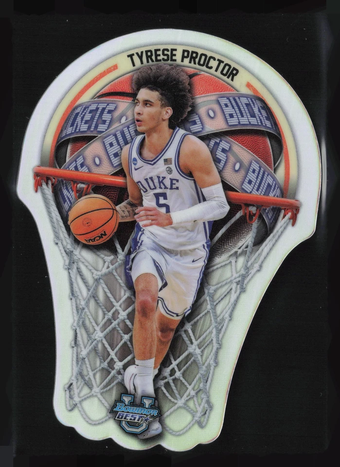 Tyrese Proctor 2023-24 Bowman Best University #BUB-19 Buckets SP - Image 1 of 2