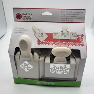 Martha Stewart Crafts ""Winterschnee"" Papierstanzer um die Seite Neu im Karton - Bild 1 von 12