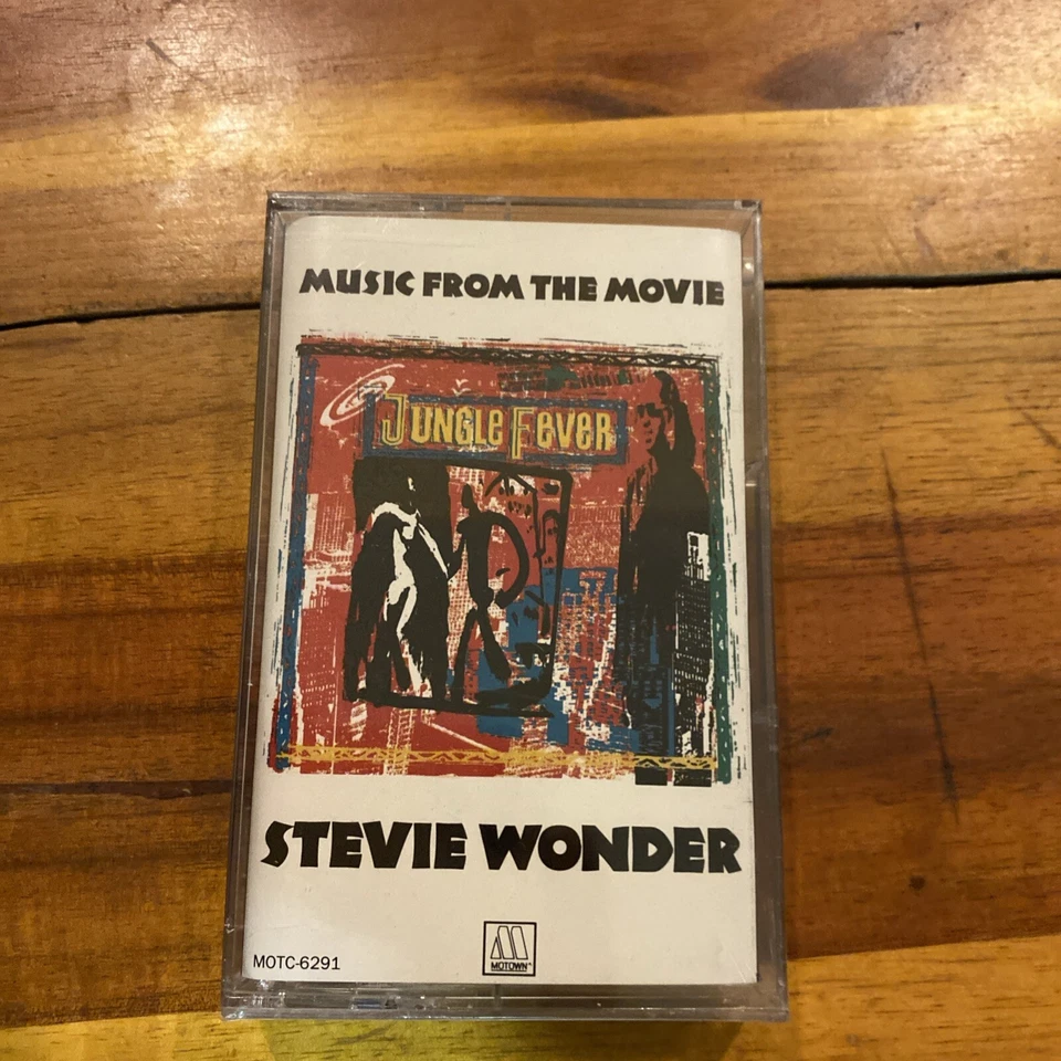 STEVIE WONDER - Jungle Fever/ Soundtrack - 1991 Cassette Tape  - Image 1 of 4