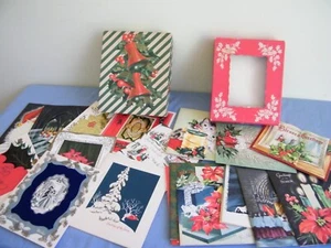 20 Vintage DeLuxe Weihnachtsgrußkarten von Artistic in Boxen - Bild 1 von 19