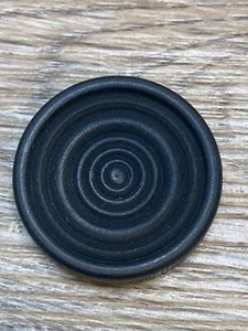 Wooden Checker REPLACEMENT Pieces ONE BLACK OR NATURAL Wood Color Vintage Single - Picture 1 of 11