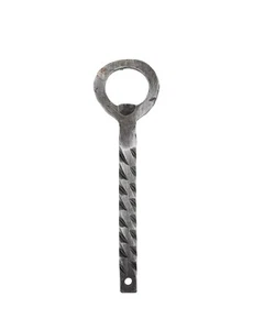 Lightning Bolt Hand Forged Iron Beer Bottle Opener - Picture 1 of 3