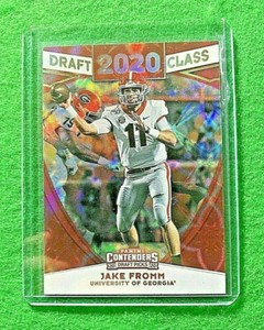 JAKE FROMM GALACTIC PRIZM SSP ROOKIE CARD JERSEY #11 UGA RC BILS 2020 Contenders