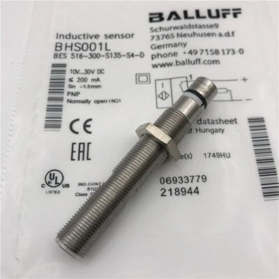 BALLUFF BES 516-300-S135-S4-D Inductive Sensor BHS001L Proximity Switch Sensor - Image 1 of 3