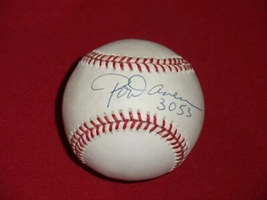Rod Carew Single Signed Baseball Insc. 3053 OAL Gene Budig Autographed Beckett - Picture 1 of 3
