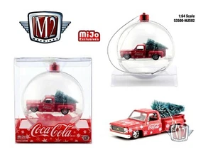 Macchina M2 1:64 1974 Chevy Stepside Pickup Camion Coca Cola Ornamento 53500-MJS02 - Foto 1 di 1