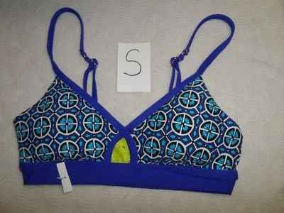 Sujetador deportivo Trina Turk Medallions INDIGO TALLA S-$66 NUEVO SIN ETIQUETAS Foto 1 de 4