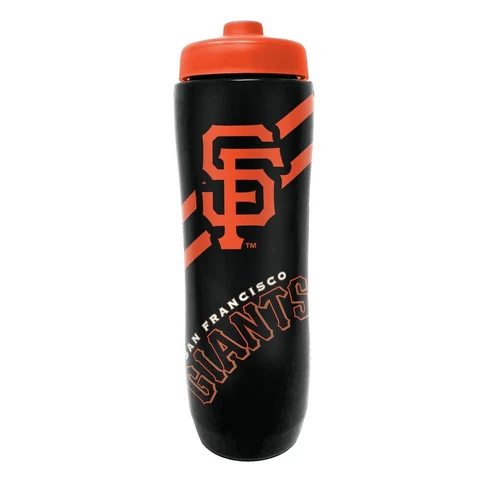 San Francisco Giants 32oz Squeezy Water Bottle, MLB Licensed BPA Free Cover