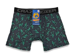 Calzoncillos boxer/ropa interior Crazy - Nuevos con etiquetas para hombre grandes (36-38) militares - #44297-A6 - Imagen 1 de 1