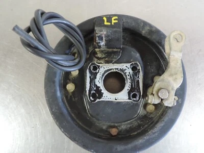 Yamaha Bear Tracker 250 1999 panel de freno delantero izquierdo zapatas placa de respaldo Foto 1 de 4