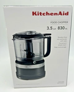 KitchenAid 3.5 Cup Food Chopper Food Processors Matte Black KFC0516BM - Picture 1 of 10