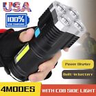 4 Heads 190000LM Super Bright LED Rechargeable Handheld Torch Outdoor Lighting