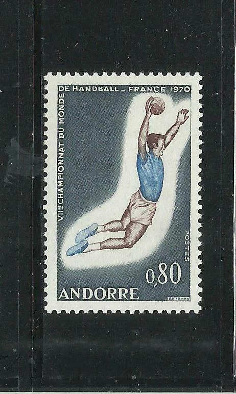 ANDORRA FRANCES. Año: 1970. Tema: DEPORTES. BALONMANO.  - Imagen 1 de 1