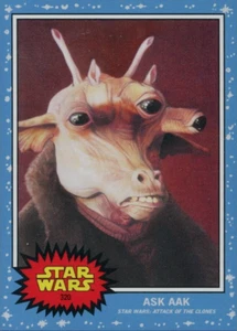 2022 Topps Star Wars Living Set #320 Ask Aak SP Card Attack of the Clones SP - Picture 1 of 1