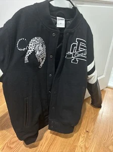 Carre Black Varsity Jacket S - Picture 1 of 7