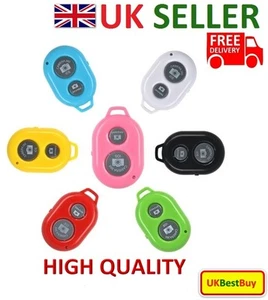 Wireless Bluetooth Shutter Remote Selfy for iPhone 4 5 6 Plus for Samsung phone - Picture 1 of 10