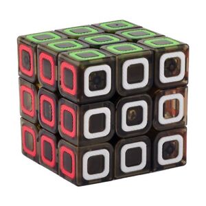 QiYi Puzzle Cube - Dimension 3x3 Cube - Stickerless - Fast (Black)