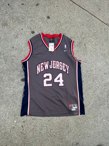 Nike New Jersey Nets Richard Jefferson Jersey Size Large Vintage #24 Cover