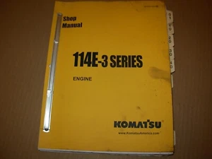 Komatsu 114E-3 Series Diesel Engine Shop Manual  - Picture 1 of 5