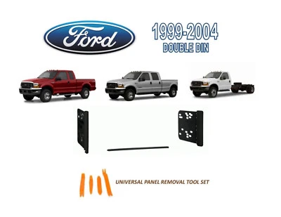 FORD F-250 F-350 F-450 F-550 1999-2004 KIT DE TABLERO DE INSTALACIÓN ESTÉREO, JUEGO DE HERRAMIENTAS Foto 1 de 2