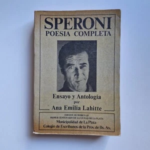 Roberto Themis Speroni - Poesía completa - Ana Emilia Lahitte - Imagen 1 de 6