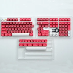MOA Profile Red Ham Dye Subs PBT Keycap Set - Picture 1 of 12
