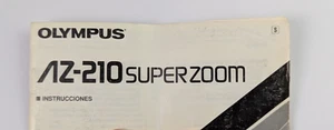 Vintage Olympus AZ-210 Superzoom Instruction Manual In Spanish - Germany - Picture 1 of 4