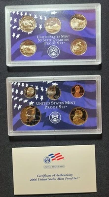 2006 United States Mint Proof Set - 10 Coins w/ CoA - Image 1 of 4