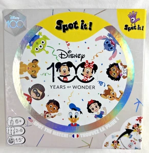 Disney 100 Years of Wonder Spot It Family Juego de Cartas - Completo - - Imagen 1 de 12