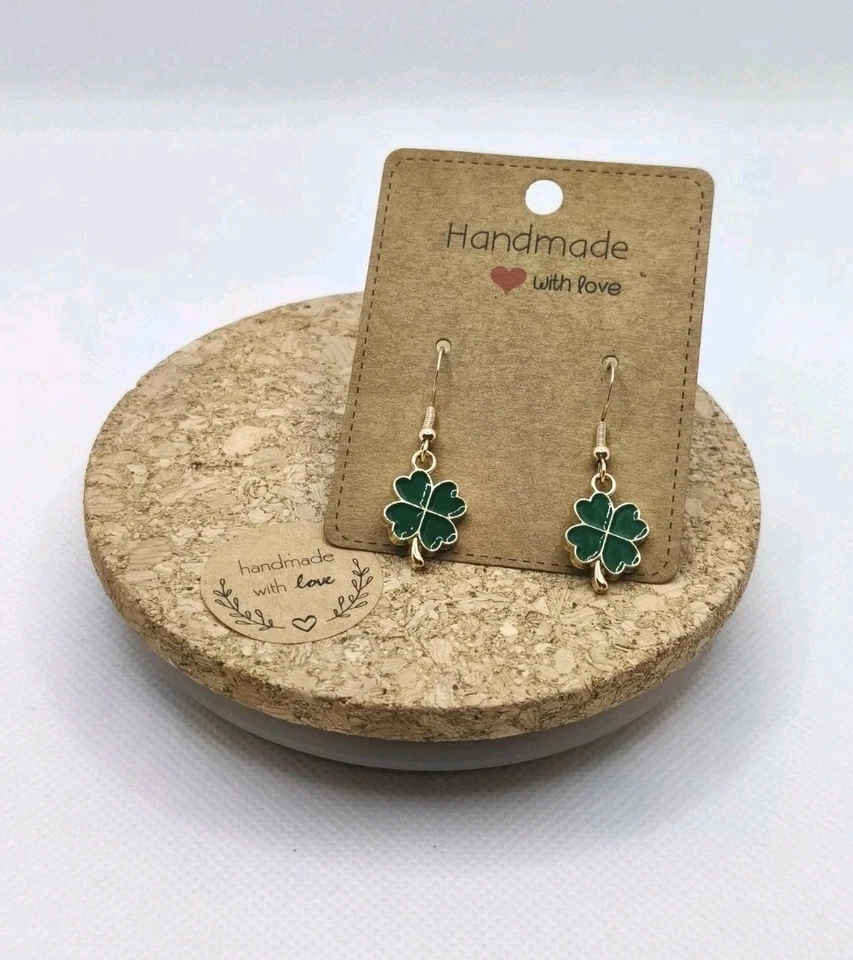 Ohrringe Ohrhänger Kleeblatt - Bild 1 von 1