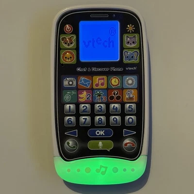 VTECH Chat & Discover Phone Learning Educational Toy For Children (1 per sale) - Image 1 of 4