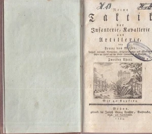 Reine Taktik der Infanterie, Kavallerie und Artillerie. Zweiter Theil. Von der B - Picture 1 of 1