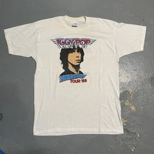Camisa Iggy Pop Instinct XL Vintage 1988 - Imagen 1 de 8