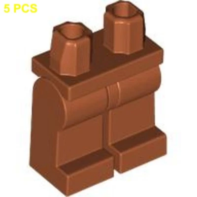 5 piezas LEGO parte minifigura patas 970c00 naranja oscuro Foto 1 de 4