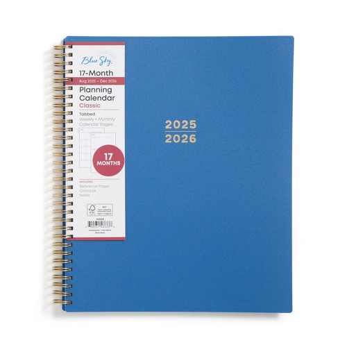 2025 2026 academic year weekly and monthly planner calendar august