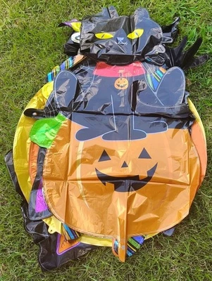 Balloons Halloween Party Jumbo Assorted Mylar Lot Of 6 Ghost Bat Spider  - Image 1 of 4