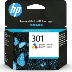 HP 301 Tri-color Genuine Ink Cartridge (CH562EE) For Envy 4500 4502 4504 4506 - Picture 1 of 13